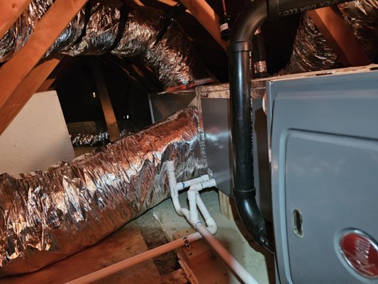 new installation - This is a new installation upgrade from a 3 ton 80% Rheem to a 95% 3 ton Rheem with AC and new air supply's. new installation - This is a new installation upgrade from a 3 ton 80% Rheem to a 95% 3 ton Rheem with AC and new air supply's.