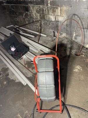 Sewer inspection - This Cameron inspection was performed in order to determine the cause of a reoccurring back up. Sewer inspection - This Cameron inspection was performed in order to determine the cause of a reoccurring back up.