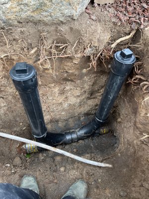 Main Line Repair in Simi Valley - Team was called for a back up mainline, work included:
- Camera inspection
- Double sweep clean out Installation
- Hydrojetting Service Main Line Repair in Simi Valley - Team was called for a back up mainline, work included:
- Camera inspection
- Double sweep clean out Installation
- Hydrojetting Service