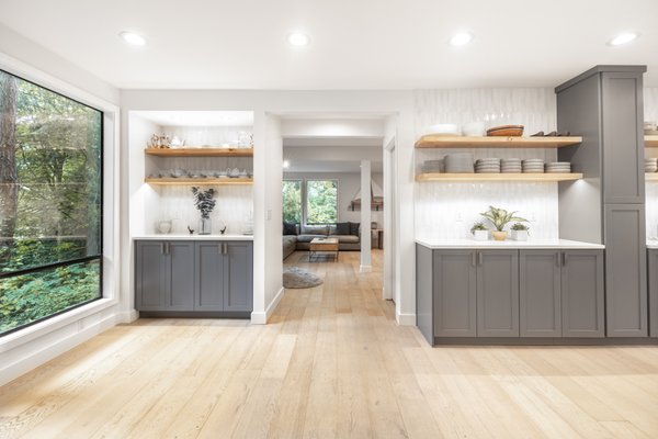 Kirkland home remodel - We fully remodeled the main floor of this Kirkland home changing locations of everything