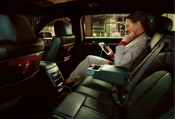Ride in style for any occasion - Want to travel in style? This luxury vehicle can take you to business meetings, theme parks , night
out on the town , to the airport , etc. This vehicle can fit up to 7 people
*On time guaranteed with a 24 hour notice Ride in style for any occasion - Want to travel in style? This luxury vehicle can take you to business meetings, theme parks , night
out on the town , to the airport , etc. This vehicle can fit up to 7 people
*On time guaranteed with a 24 hour notice