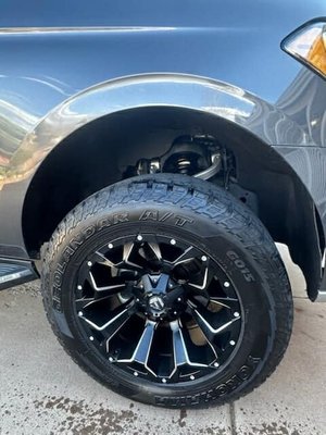 Brand new 2025 Pickup - Customer drove straight from the dealership to us, and we removed all the stock suspension components and installed all new lift Kit, Shocks, Wheels and Tires in just a few hours. Brand new 2025 Pickup - Customer drove straight from the dealership to us, and we removed all the stock suspension components and installed all new lift Kit, Shocks, Wheels and Tires in just a few hours.
