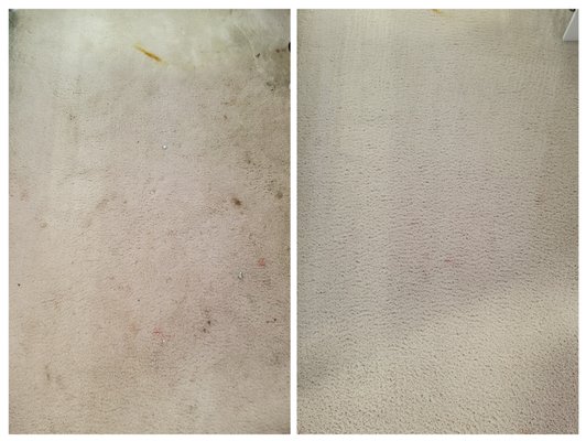 10 Year Old Builder Grade Carpet - These carpets have make up as well unidentified staining that was set with household chemicals. See how great your carpets look with a professional cleaning and avoid replacing! 10 Year Old Builder Grade Carpet - These carpets have make up as well unidentified staining that was set with household chemicals. See how great your carpets look with a professional cleaning and avoid replacing!