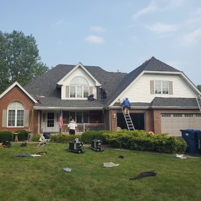 Homer Glen Roof Replacement - We are thrilled to be working on a beautiful home in Homer Glen, replacing its roof to ensure safety and enhance its curb appeal. 🏠✨

At Roof Harbor, we pride ourselves on providing top-quality roofing solutions tailored to meet the unique needs of each home. This project is no exception, as we meticulously work to replace the roof with materials that offer both durability and aesthetic appeal.

Our team is dedicated to ensuring the new roof not only withstands the elements but also complements the home's architectural style. With attention to detail and commitment to excellence, we're transforming this roof to make it safe, sound, and stunning.

We work with all insurance companies and handle the entire claim process from A to Z, making it easy and stress-free for homeowners.

Contact Us Today!