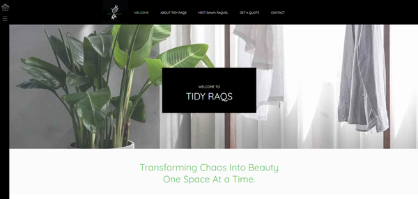 Website Creations - This website was created for a home staging and organizing site. Brand/ed. worked with the company from start to finish, designing the logo, creating the site and word content, fully setting the business up for online business.