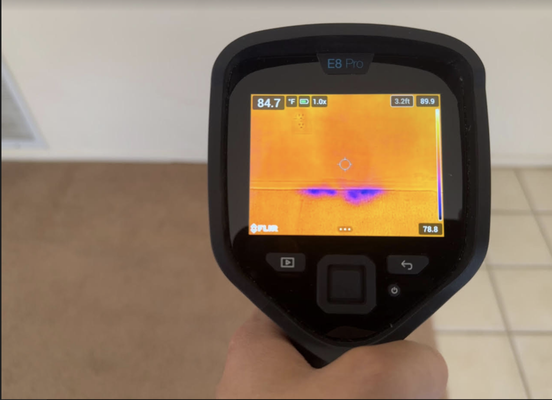Thermal Imaging included in every inspection! - Worked with a homeowner on inspection of temperature in the room with moisture. Leaving a very satisfied client. Put your trust in our work and call us today for your next home inspection. Thermal Imaging included in every inspection! - Worked with a homeowner on inspection of temperature in the room with moisture. Leaving a very satisfied client. Put your trust in our work and call us today for your next home inspection.
