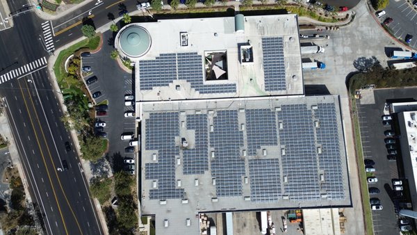 Waxie Commercial solar installations - Palomar Solar installed 1,260 solar panels on Waxie headquarters in 2014.  In 2016 Palomar Solar installed another 900 panels on the Waxie distribution center in Ontario, CA.  Fast forward to 2025 and we are in the process of removing a 900 panel system installed by someone else prior to our relationship at the Santa Ana distribution center and reinstalling a brand new system.  Adam Rizzo was the lead consultant on all three projects.