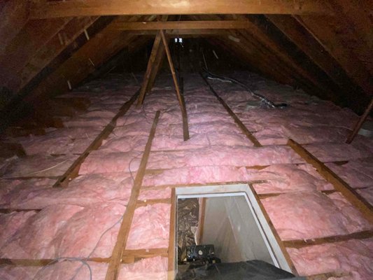 Replacement Project for Rodent-Contaminated Insulation - Our team did a removal of the insulation in the attic & crawlspace that had been destroyed by rodents and contaminated with fecal matter/urine. Once removed, they did a full vacuuming and sanitizing, sealed air gaps and any rodent entry points and installed brand new insulation and a moisture barrier! Replacement Project for Rodent-Contaminated Insulation - Our team did a removal of the insulation in the attic & crawlspace that had been destroyed by rodents and contaminated with fecal matter/urine. Once removed, they did a full vacuuming and sanitizing, sealed air gaps and any rodent entry points and installed brand new insulation and a moisture barrier!