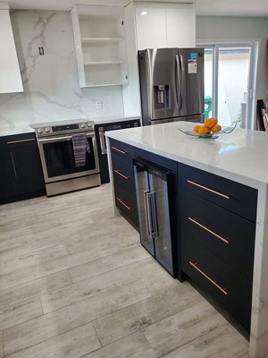 Kitchens - This is out lattes remodel , this kitchen was designed and installed by our professional at Luxury Wood Design, so far we are loving the progress , can't wait to show you guys the final result .