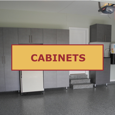 Cabinets - Maximize your garage space with custom storage cabinets designed for durability and style. Our cabinets offer adjustable shelving, high-quality materials, and sleek finishes to keep your tools, equipment, and belongings organized and easily accessible. Cabinets - Maximize your garage space with custom storage cabinets designed for durability and style. Our cabinets offer adjustable shelving, high-quality materials, and sleek finishes to keep your tools, equipment, and belongings organized and easily accessible.