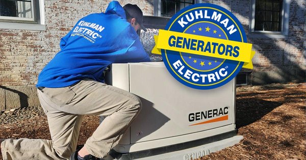 Generac Whole House Generator - How did we live before homes were powered by electricity? Today we take it  for granted, but when there's an ice storm, transformers are blown, and a 5-day outage, we're reminded of the misery created living without it. The best way to avoid the misery is to call Kuhlman Electric™ for a free estimate on installing a Generac Whole-House Generator. Kuhlman™ is certified Generac installation partner. The power goes out the Generac kicks on automatically powering every electrical outlet and device in your home with no limitations. It is fueled by your natural gas line, or propane if you heat with oil or electric.  Contact Kuhlman Electric™ and learn more about adding a generator to your home.