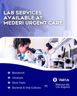 On-Site Diagnostics & Testing - Our on-site diagnostics service is designed to provide patients with fast, accurate, and seamless care. With in-house lab testing and advanced technology, we deliver quicker results and improved convenience - no need to visit multiple facilities. From routine labs to specialized tests, our goal is to streamline your healthcare experience and enhance patient satisfaction. On-Site Diagnostics & Testing - Our on-site diagnostics service is designed to provide patients with fast, accurate, and seamless care. With in-house lab testing and advanced technology, we deliver quicker results and improved convenience - no need to visit multiple facilities. From routine labs to specialized tests, our goal is to streamline your healthcare experience and enhance patient satisfaction.