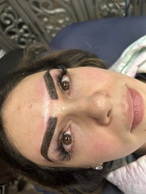 #Brows#lashes. - Done @ beauty bar Rockwall .