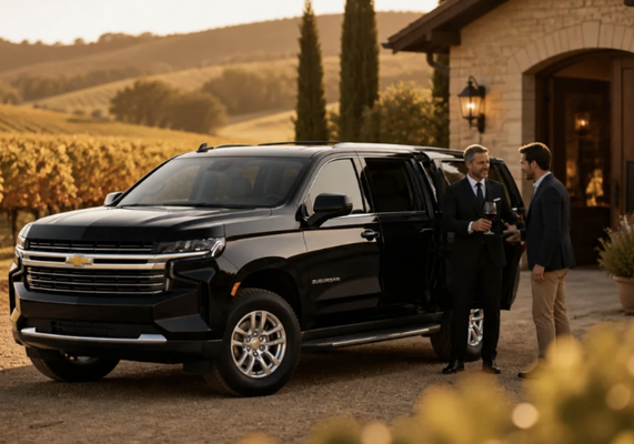 Wine Tours - Experience the best of local vineyards in comfort and style with our wine tour transportation service. Relax as our professional drivers chauffeur you and your group through picturesque wine country, allowing you to savor every sip without a single worry about the road. Enjoy curated routes, convenient pick-ups, and the freedom to unwind—your perfect day of tasting and discovery starts here! Wine Tours - Experience the best of local vineyards in comfort and style with our wine tour transportation service. Relax as our professional drivers chauffeur you and your group through picturesque wine country, allowing you to savor every sip without a single worry about the road. Enjoy curated routes, convenient pick-ups, and the freedom to unwind—your perfect day of tasting and discovery starts here!