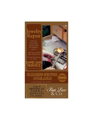 Expert Jewelry Repair & Timeless Pieces Just for You! - At Paris France jewellers, we specialize in jewelry repair and offer a stunning selection of fine jewelry for every occasion. Whether you need a ring resized, a broken clasp fixed, or a custom design brought to life, we’re here to help! Expert Jewelry Repair & Timeless Pieces Just for You! - At Paris France jewellers, we specialize in jewelry repair and offer a stunning selection of fine jewelry for every occasion. Whether you need a ring resized, a broken clasp fixed, or a custom design brought to life, we’re here to help!