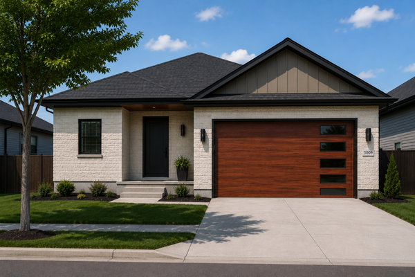 Flush Panel Wood Tone with Mosaic Windows - Design Profile: Flush Panel Wood Tone with Mosaic Windows
Want to make a bold architectural statement? This contemporary look showcases how a rich wood-tone finish paired with a unique mosaic window layout can instantly transform a home's modern exterior.
The Style: Sleek flush panels offer a smooth, clean surface that lets the stunning depth of the wood-grain finish take center stage.
The Windows: A distinct vertical stack of tinted windows—often called a mosaic or side-stacked layout—adds an asymmetrical, high-end custom feel while protecting privacy.
The Build: Engineered to deliver the beautiful aesthetic of premium natural wood without any of the heavy upkeep, warping, or fading from local weather.
Ready to give your home a unique, modern architectural upgrade? Contact Select Garage Doors to explore our complete contemporary style options today! Flush Panel Wood Tone with Mosaic Windows - Design Profile: Flush Panel Wood Tone with Mosaic Windows
Want to make a bold architectural statement? This contemporary look showcases how a rich wood-tone finish paired with a unique mosaic window layout can instantly transform a home's modern exterior.
The Style: Sleek flush panels offer a smooth, clean surface that lets the stunning depth of the wood-grain finish take center stage.
The Windows: A distinct vertical stack of tinted windows—often called a mosaic or side-stacked layout—adds an asymmetrical, high-end custom feel while protecting privacy.
The Build: Engineered to deliver the beautiful aesthetic of premium natural wood without any of the heavy upkeep, warping, or fading from local weather.
Ready to give your home a unique, modern architectural upgrade? Contact Select Garage Doors to explore our complete contemporary style options today!