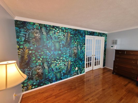 Wallpaper Patterns must line up! - This challenging wallpaper pattern has a unique design where it is imperative for the rolls to line up with each roll. Wallpaper is not easy to install as walls are not flat and the corners are usually uneven. Its important to have it laser aligned before installation. Wallpaper Patterns must line up! - This challenging wallpaper pattern has a unique design where it is imperative for the rolls to line up with each roll. Wallpaper is not easy to install as walls are not flat and the corners are usually uneven. Its important to have it laser aligned before installation.