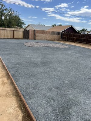 Fernwood Project - Homeowner came to us with this design in mind. We were able to do exactly what they wanted. Beautiful desert hardscape! Fernwood Project - Homeowner came to us with this design in mind. We were able to do exactly what they wanted. Beautiful desert hardscape!