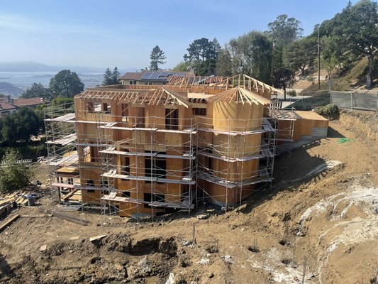 1024 Grizzly Peak Berkeley, CA - The 2nd of 7 custom homes on Grizzly Peak in Berkeley, CA
