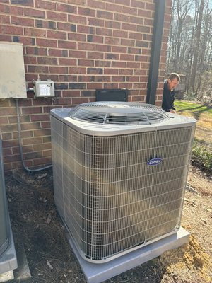 Residential installation 2 ton system 2026 - This is a 2 ton heat pump that we installed for Customer. It’s a 18 seer. We were able to install a for about half the price of our competitors this customer got a super efficient system for a fair price  Residential installation 2 ton system 2026 - This is a 2 ton heat pump that we installed for Customer. It’s a 18 seer. We were able to install a for about half the price of our competitors this customer got a super efficient system for a fair price 