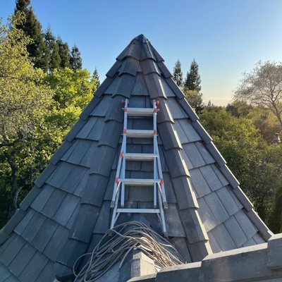 Tile Installation: Eagle Standard Weight. 12:12 High complexity. Color Sierra Madre - This re roof was high complexity due to the picth, height and numerous transitions. This project took approximately 1 month to complete. Tile Installation: Eagle Standard Weight. 12:12 High complexity. Color Sierra Madre - This re roof was high complexity due to the picth, height and numerous transitions. This project took approximately 1 month to complete.