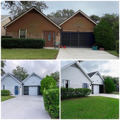 New Smyrna- Exterior - Check out this exterior facelift our team recently completed in New Smyrna! 😍
Text or call us today for all your home painting needs! 352-604-0970