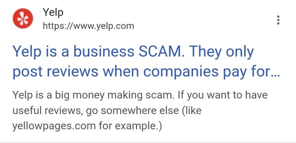 I'll never trust Yelp again - this platform ripped me off for a lot of money and says it's my own fault..