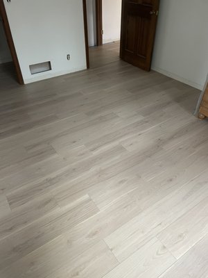 Vinyl plank install! - We installed almost 2,000 square feet on LVP (Luxury Vinyl Plank) flooring in this house! We were able to keep a consistent wall to wall look and they were thrilled when we were all done! Vinyl plank install! - We installed almost 2,000 square feet on LVP (Luxury Vinyl Plank) flooring in this house! We were able to keep a consistent wall to wall look and they were thrilled when we were all done!