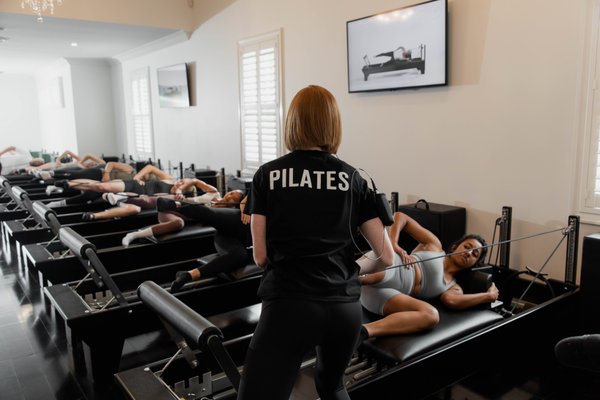 Reformer Pilates Classes - Studio Pilates offers everything you want in a workout, and nothing you'd expect. Our 40 minute Reformer Pilates workouts are designed to transform your entire body, giving you the results you want. With an inspiring fusion of innovative technology, personal attention from instructors, great music and a luxe vibe—there's nothing ordinary about this workout. Get started with 6 classes for $60 as a special introductory offer for new clients (T&C's apply). Reformer Pilates Classes - Studio Pilates offers everything you want in a workout, and nothing you'd expect. Our 40 minute Reformer Pilates workouts are designed to transform your entire body, giving you the results you want. With an inspiring fusion of innovative technology, personal attention from instructors, great music and a luxe vibe—there's nothing ordinary about this workout. Get started with 6 classes for $60 as a special introductory offer for new clients (T&C's apply).