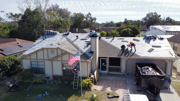 Storm Damage Roof Replacement – Orlando, FL - This full roof replacement project was completed in Orlando, FL after severe storm damage. The homeowner contacted Bynum Roofing for an emergency roof inspection. We safely removed the damaged shingles, repaired the deck, and installed a brand-new code-compliant shingle roof using high-quality, weather-resistant materials.

Our team completed the job in two days, ensuring the home was protected before the next storm. We also handled all documentation needed for insurance claims.

If you're facing storm damage or need a trusted roofing contractor in Central Florida, Bynum Roofing delivers fast, honest, and professional results.