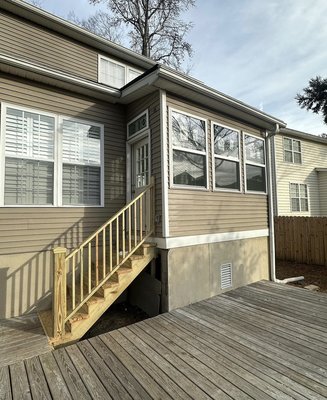 Before & After: Complete Home Renovation by Nexus Renovations! - We replaced the old screen porch with brand new windows and vinyl siding, giving this home a fresh and modern look. The transformation speaks for itself! Ready to upgrade your home? Contact us today for a free estimate!
📞💬 (843) 251-0494 Before & After: Complete Home Renovation by Nexus Renovations! - We replaced the old screen porch with brand new windows and vinyl siding, giving this home a fresh and modern look. The transformation speaks for itself! Ready to upgrade your home? Contact us today for a free estimate!
📞💬 (843) 251-0494
