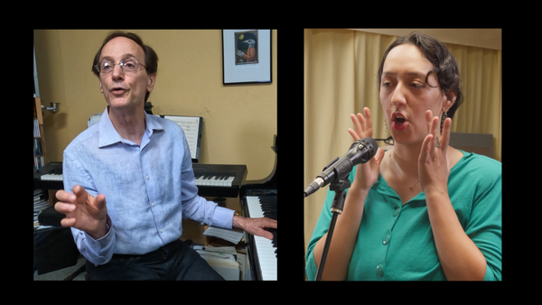 " Vocal Technique" video - In this video  https://www.youtube.com/watch?v=BiGRSSqjPWQ   Michael Smolens works with a student on vowel matching, minimizing facial movement & creating a convincing melodic line with one exercise — descending 5-note groups.