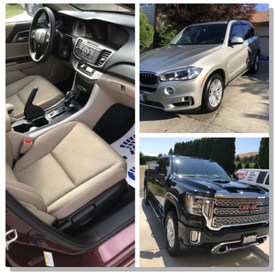 Auto and Truck Detailing - Our skilled team uses high-quality cleaning products and equipment to thoroughly clean and polish every part of your vehicle, from the exterior paint and wheels to the interior upholstery and carpets. Whether routine maintenance or a deep clean after months on the road, 360 Mobile Detailing ensures your vehicle looks its best.
