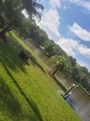 Installing Sod Grass - level ground first then installed son grass Installing Sod Grass - level ground first then installed son grass