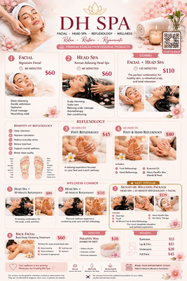 DH SPA MENU - DH SPA MENU