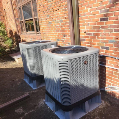 Heating, Ventilation, Air Conditioning (HVAC) - This project involved the professional installation and replacement of residential HVAC systems designed to improve home comfort, energy efficiency, and long-term reliability. The scope included removal of aging equipment, installation of new high-efficiency outdoor condensers and indoor air handling units, and full integration with existing ductwork and utility connections.Work began with a system assessment to ensure proper sizing, placement, and airflow optimization. Outdoor condensers were installed on elevated pads to promote drainage, reduce vibration, and protect equipment longevity. Interior components, including furnaces and air handlers, were installed with clean, code-compliant venting, condensate management, and sealed duct connections to support consistent performance and indoor air quality.Electrical, refrigerant, and drainage connections were completed according to manufacturer specifications and local code requirements. Systems were pressure tested, charged, and calibrated to ensure optimal operation. Final commissioning included performance verification, thermostat setup, and homeowner walkthrough to review operation and maintenance best practices.The completed installation delivers reliable heating and cooling, improved efficiency, and quieter operation, while meeting modern safety and performance standards. This project reflects a focus on craftsmanship, clean installation practices, and long-term system durability for residential homeowners. Heating, Ventilation, Air Conditioning (HVAC) - This project involved the professional installation and replacement of residential HVAC systems designed to improve home comfort, energy efficiency, and long-term reliability. The scope included removal of aging equipment, installation of new high-efficiency outdoor condensers and indoor air handling units, and full integration with existing ductwork and utility connections.Work began with a system assessment to ensure proper sizing, placement, and airflow optimization. Outdoor condensers were installed on elevated pads to promote drainage, reduce vibration, and protect equipment longevity. Interior components, including furnaces and air handlers, were installed with clean, code-compliant venting, condensate management, and sealed duct connections to support consistent performance and indoor air quality.Electrical, refrigerant, and drainage connections were completed according to manufacturer specifications and local code requirements. Systems were pressure tested, charged, and calibrated to ensure optimal operation. Final commissioning included performance verification, thermostat setup, and homeowner walkthrough to review operation and maintenance best practices.The completed installation delivers reliable heating and cooling, improved efficiency, and quieter operation, while meeting modern safety and performance standards. This project reflects a focus on craftsmanship, clean installation practices, and long-term system durability for residential homeowners.