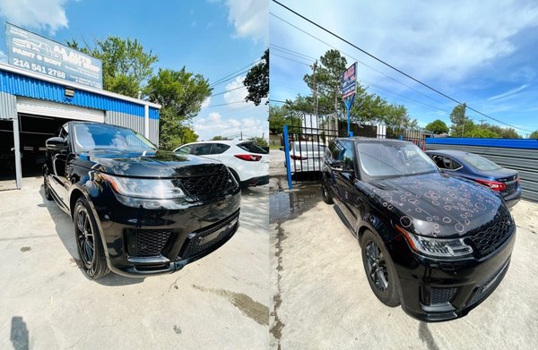 2018 Range Rover Sport - This a project we did for a customer that came in with hail damage from a storm. It came out spectacular.