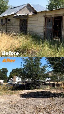 Shed Demolition - Local shed demolition and property cleanup.  Want to reclaim your space?  Give us a call.
