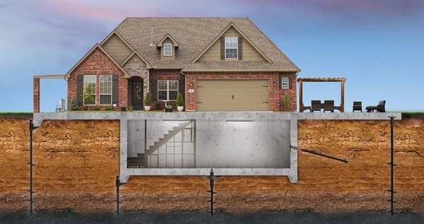 Foundation Stabilization and Repair - This represents the process for stabilizing / repairing a sinking or unlevel foundation. Foundation Stabilization and Repair - This represents the process for stabilizing / repairing a sinking or unlevel foundation.