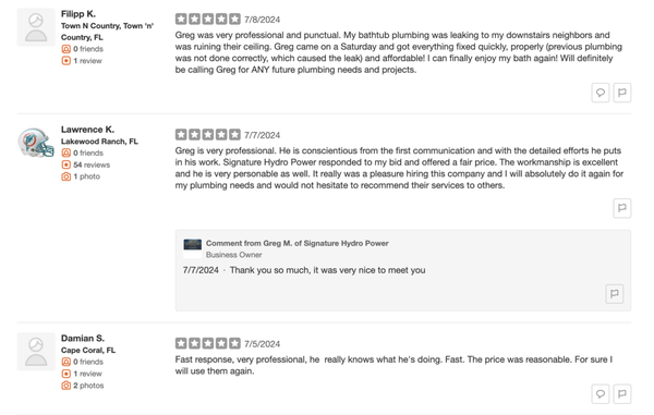 Customer Testimonials - Here are some of our experiences from our customers. Customer Testimonials - Here are some of our experiences from our customers.