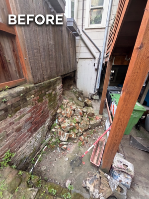 314 Guerrero Street, San Francisco CA "Retaining Wall" - Retaining Wall Reconstruction & Structural Engineering
We recently completed a full retaining wall reconstruction project, handling every step from start to finish. This job required specialized structural engineering to ensure maximum safety and long-term stability for the property.
Project Highlights:
Complete Demolition & Site Prep: Safely removed the failing structure and excavated the area.
Engineering & Permits: Built strictly according to engineered structural plans and local building codes.
City Inspections: Passed all required city/county structural inspections with flying colors.
Quality Craftsmanship: Rebuilt with reinforced materials and proper drainage systems to prevent future erosion or structural movement. 314 Guerrero Street, San Francisco CA "Retaining Wall" - Retaining Wall Reconstruction & Structural Engineering
We recently completed a full retaining wall reconstruction project, handling every step from start to finish. This job required specialized structural engineering to ensure maximum safety and long-term stability for the property.
Project Highlights:
Complete Demolition & Site Prep: Safely removed the failing structure and excavated the area.
Engineering & Permits: Built strictly according to engineered structural plans and local building codes.
City Inspections: Passed all required city/county structural inspections with flying colors.
Quality Craftsmanship: Rebuilt with reinforced materials and proper drainage systems to prevent future erosion or structural movement.