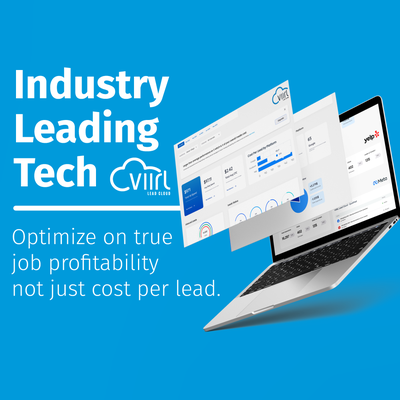 VIIRL Marketing - At VIIRL we believe in putting results first. Impressions, reach, clicks and other fancy metrics are just noise. VIIRL focuses on what matters most, jobs booked. We have created industry-leading tools, partnered with the best platforms, and built automated and scalable software that closes leads at the most critical buying decision moments. No one gets more out of every dollar, period.