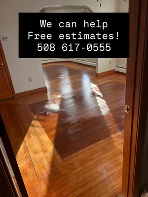 Quick apartment refresh, getting it ready for new tenants - Customer wanted to update this apartment for their new tenants. We were happy to help. We painted all the walls, removed all the carpets, sanded and stained all the newly exposed hardwood floors.