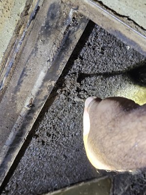 Frozen Evaporator Coil - We received a call for an HVAC System that was not cooling.  The homeowner was an elderly lady and required oxygen treatments.  She called in at 6:00 PM on a Friday and mentioned that her house was 91 degrees Fahrenheit and that her AC system was not working.  We drove to her property and discovered that her system was not cooling as a result of blocked airflow that occurred over a 20 year time period.  We cleaned her evaporator coil to ensure that she had cold air before we left.