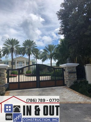 GATES*FENCES*RAILINGS - In & Out All Access Systems provides a wide variety of fences and railing materials to secure and beautify your South Florida property. Our designers and installers have years of experience building all types of fences and railings to fit every need and budget.
We specialize in all types of fences, including:
Privacy fences
Chain link fences
Picket fences
Ornamental fences
Aluminum fences
And all fencing materials, including:
Wood - traditional and highly customizable material for privacy and picket fences
Steel - practical and secure material for chain link fences
Aluminum - classic and affordable vertical slatted fence panels
PVC - most affordable privacy or picket fence materials
Vinyl - maintenance-free and durable privacy or picket fence
Wrought iron - upscale and customizable ornamental fences
Every fence project starts with a free in-home estimate where we will walk your property, listen to your needs, and help you select the best fence style and material for your budget. GATES*FENCES*RAILINGS - In & Out All Access Systems provides a wide variety of fences and railing materials to secure and beautify your South Florida property. Our designers and installers have years of experience building all types of fences and railings to fit every need and budget.
We specialize in all types of fences, including:
Privacy fences
Chain link fences
Picket fences
Ornamental fences
Aluminum fences
And all fencing materials, including:
Wood - traditional and highly customizable material for privacy and picket fences
Steel - practical and secure material for chain link fences
Aluminum - classic and affordable vertical slatted fence panels
PVC - most affordable privacy or picket fence materials
Vinyl - maintenance-free and durable privacy or picket fence
Wrought iron - upscale and customizable ornamental fences
Every fence project starts with a free in-home estimate where we will walk your property, listen to your needs, and help you select the best fence style and material for your budget.