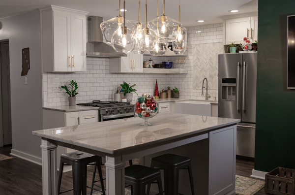 Kitchen Remodels - Every detail is important to us! Together we can pick out the cabinets, floors, countertops, fixtures, and furniture, or we can work with your ideas you already have in mind. We want to get every detail right and create a kitchen that you can’t wait to share with family and friends. Kitchen Remodels - Every detail is important to us! Together we can pick out the cabinets, floors, countertops, fixtures, and furniture, or we can work with your ideas you already have in mind. We want to get every detail right and create a kitchen that you can’t wait to share with family and friends.