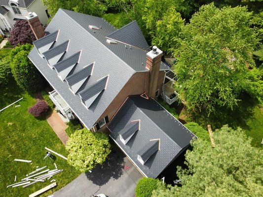 Potomac, MD - Slate Roof w/ Copper Flashing & Metal Roof - [INSURANCE APPROVED & PAID FOR]
EcoStar Majestic Synthetic Slate Roof w/ Copper Flashing & Snow Guards