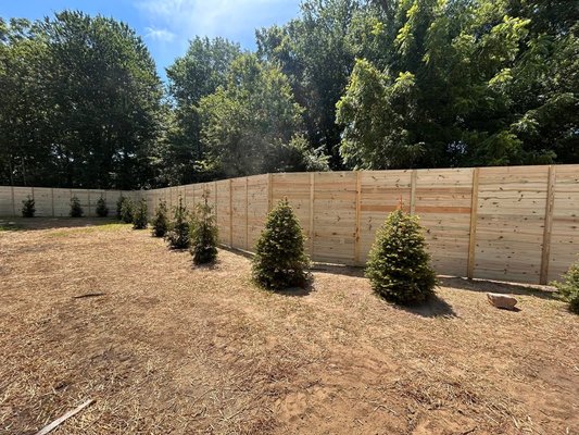 Fence - A fence for a valued friend and customer.

This fence was completed in the Beverly Crest area.
