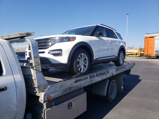 heading to Killeen Tx - we towed this van to Borne Tx