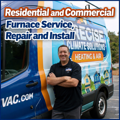 Furnace Service Repair - Furnace Service and Repair
Expert Furnace Service & Repair
	•	Fast, reliable furnace repair and maintenance for both homes and businesses.
	•	Skilled with top brands: Carrier, Bryant, Trane, Mitsubishi, Daikin, Rheem, and more.
	•	Prevent costly breakdowns with expert diagnostics, prompt repairs, and thorough tune-ups for ultimate warmth this winter.
	•	Trust nearly 30 years of experience—call Precise Climate Solutions for all your heating needs!